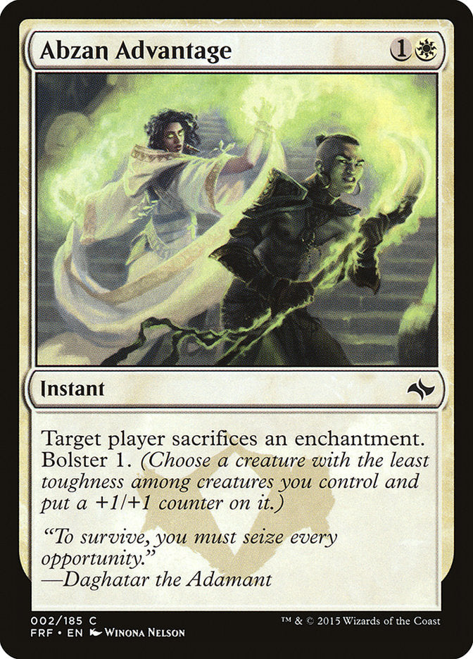 Abzan Advantage [Fate Reforged] Foil