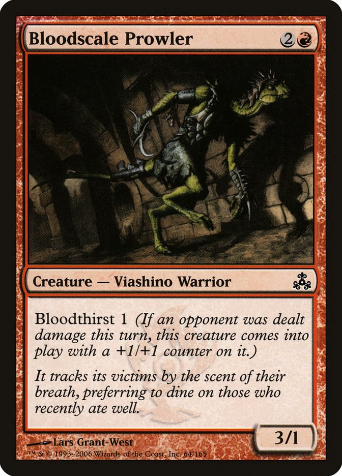 Bloodscale Prowler [Guildpact] Foil