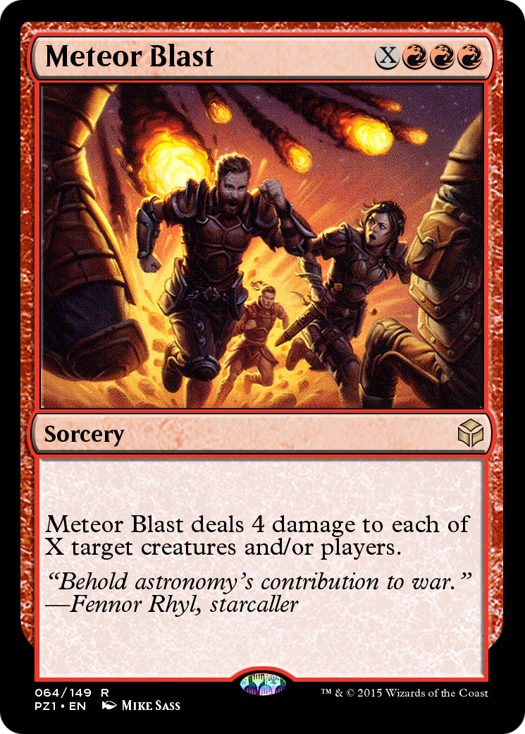 Meteor Blast  [Legendary Cube Prize Pack]
