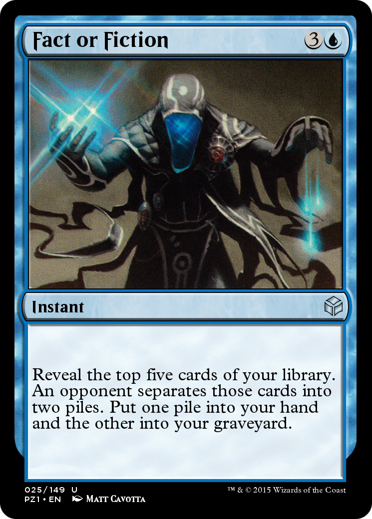 Fact or Fiction  [Legendary Cube Prize Pack] Foil