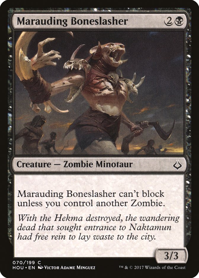 Marauding Boneslasher [Hour of Devastation] Foil