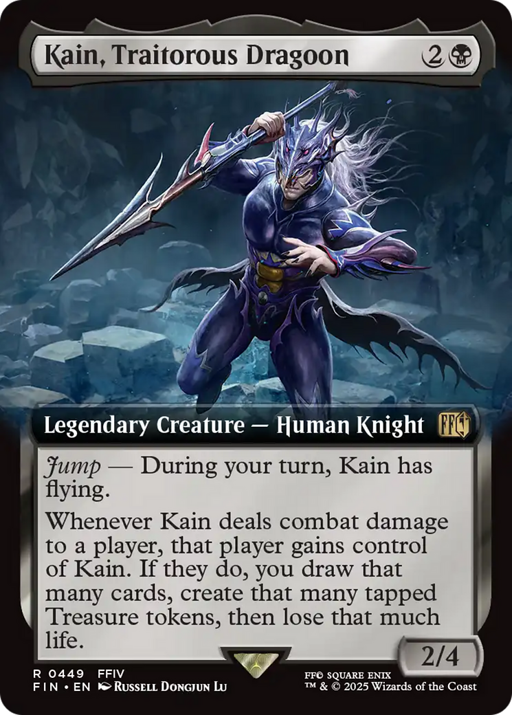 Kain, Traitorous Dragoon (Extended Art) [FINAL FANTASY] Foil
