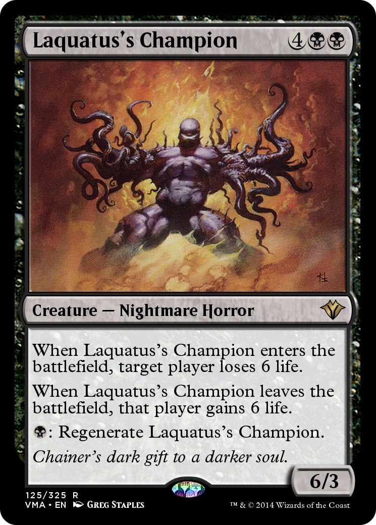 Laquatus's Champion  [Vintage Masters] Foil