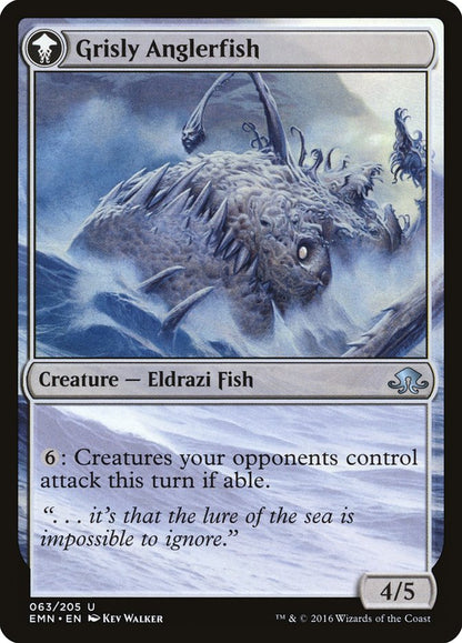 Grizzled Angler // Grisly Anglerfish [Eldritch Moon] Foil