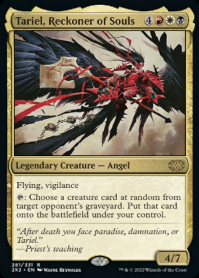 Tariel, Reckoner of Souls [Double Masters 2022] Foil