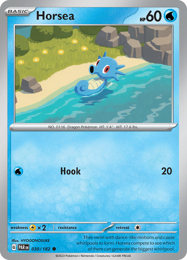 Horsea (030/182) [Scarlet & Violet: Paradox Rift] Reverse Holofoil