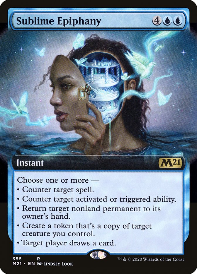 Sublime Epiphany (Extended Art) [Core Set 2021] Foil
