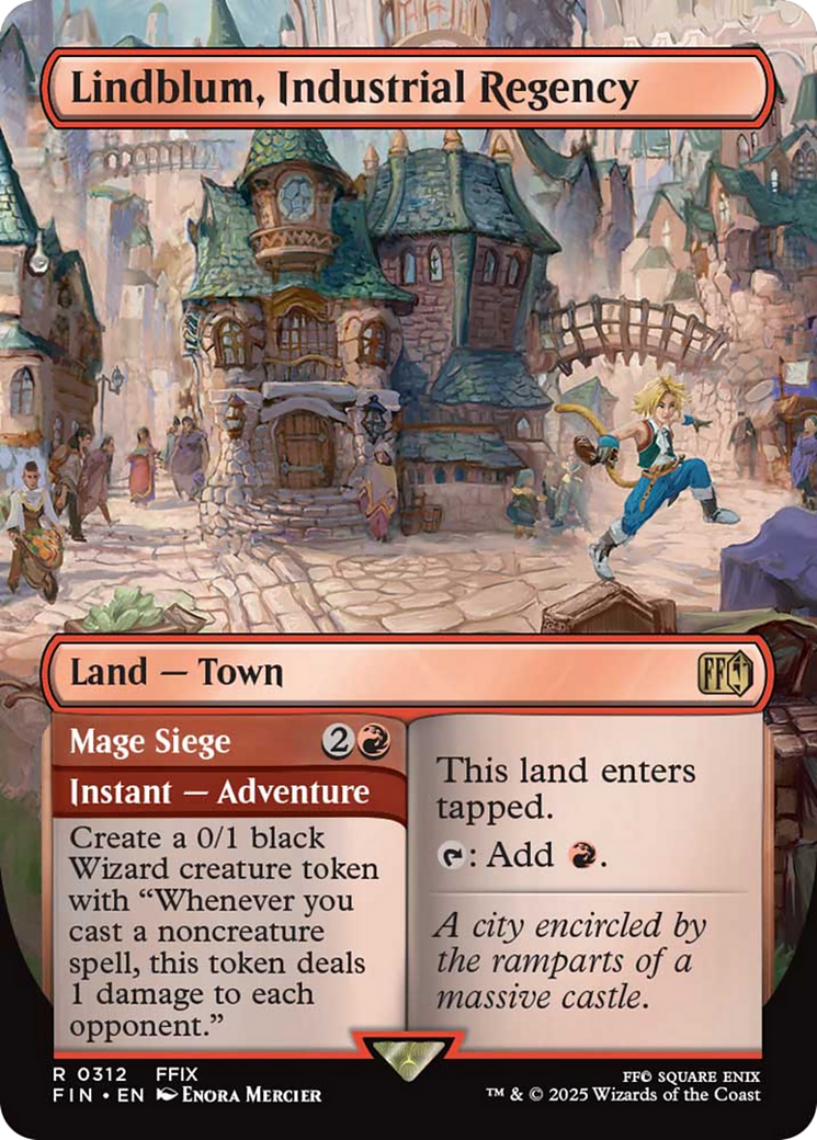 Lindblum, Industrial Regency (Borderless) [FINAL FANTASY] Foil