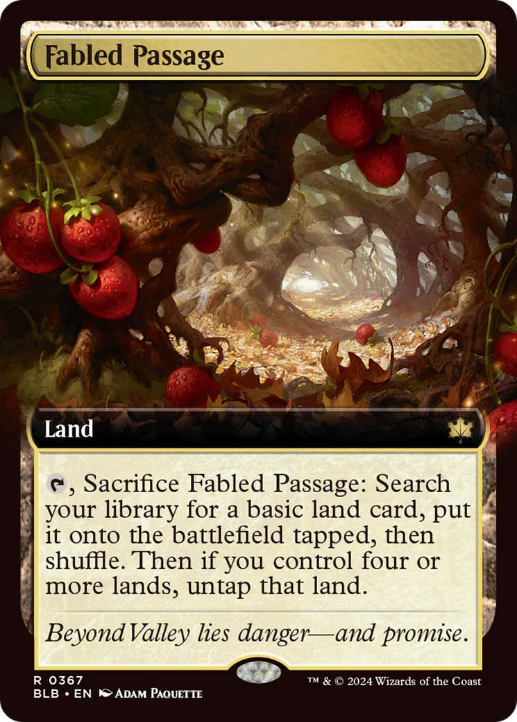 Fabled Passage (Extended Art) [Bloomburrow] Foil