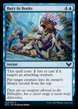 Bury in Books [Strixhaven: School of Mages] Foil