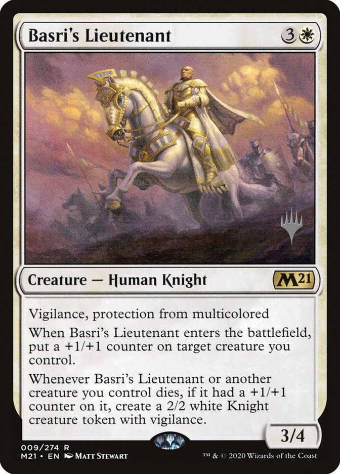 Basri's Lieutenant (Promo Pack) [Core Set 2021 Promos] Foil