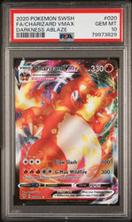 Charizard VMAX Darkness Ablaze #020 PSA 10