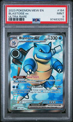 Blastoise EX Pokemon 151 #184 PSA 9