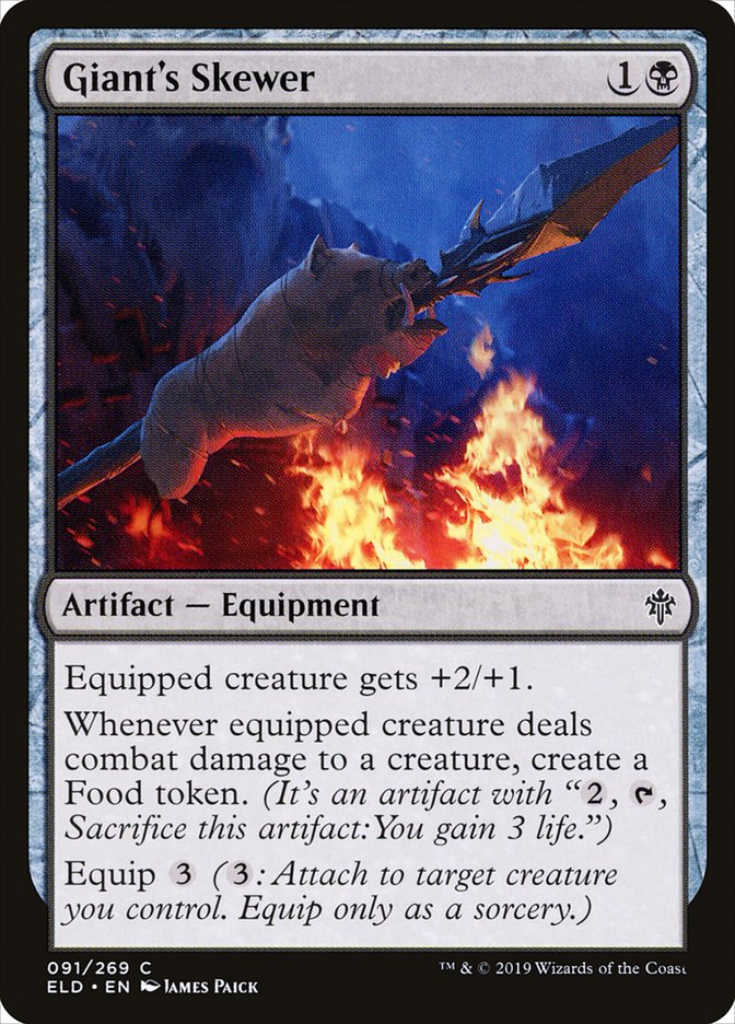 Giant's Skewer [Throne of Eldraine] Foil