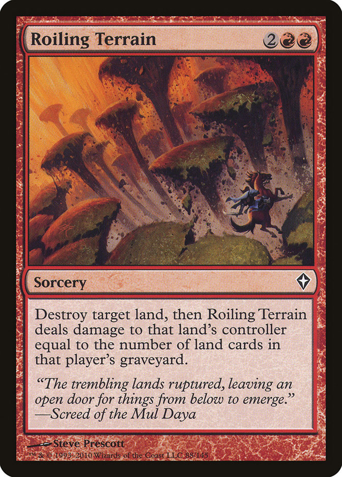 Roiling Terrain [Worldwake] Foil