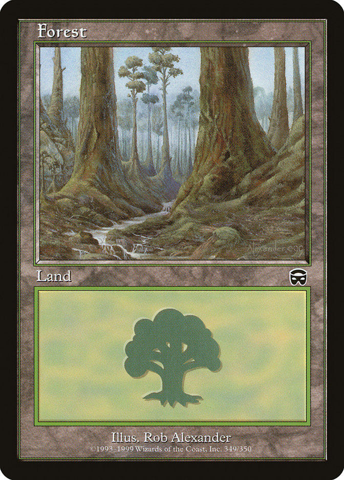 Forest (349) [Mercadian Masques] Foil