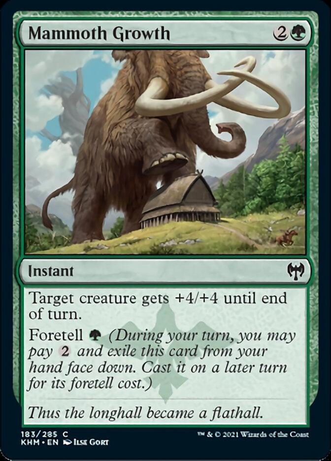 Mammoth Growth [Kaldheim] Foil