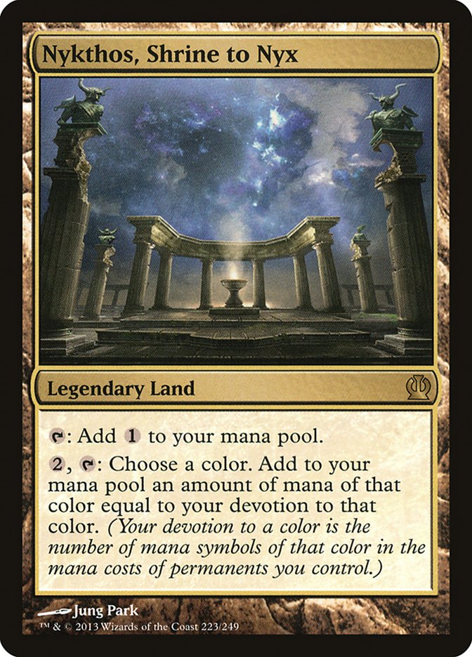 Nykthos, Shrine to Nyx [Theros] Foil