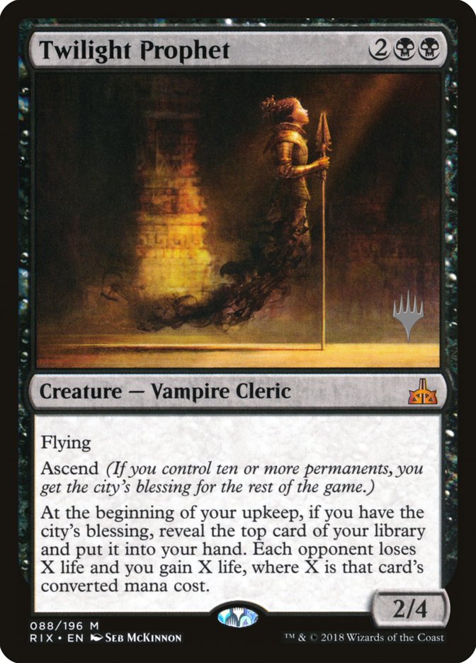 Twilight Prophet (Promo Pack) [Rivals of Ixalan Promos] Foil