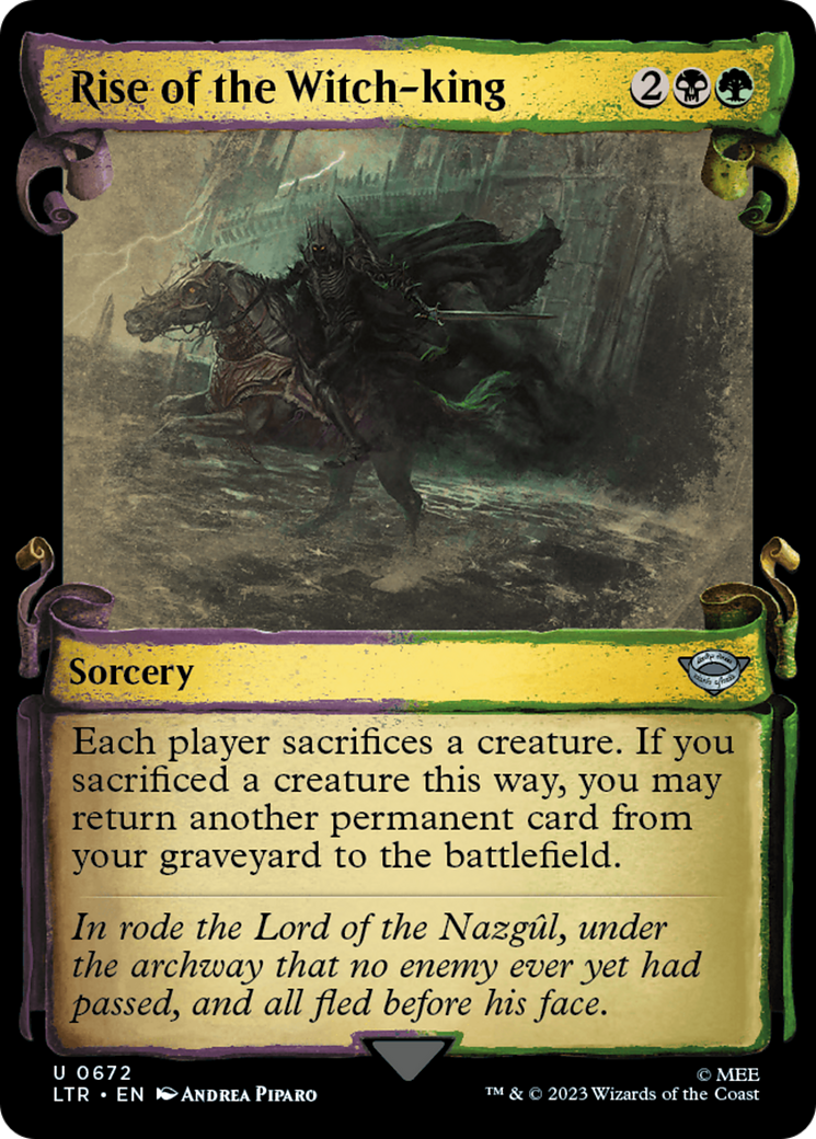 Rise of the Witch-king [The Lord of the Rings: Tales of Middle-Earth Showcase Scrolls] Foil