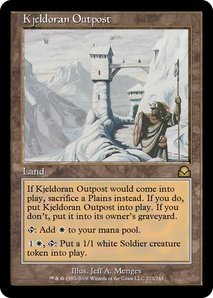 Kjeldoran Outpost  [Masters Edition II]