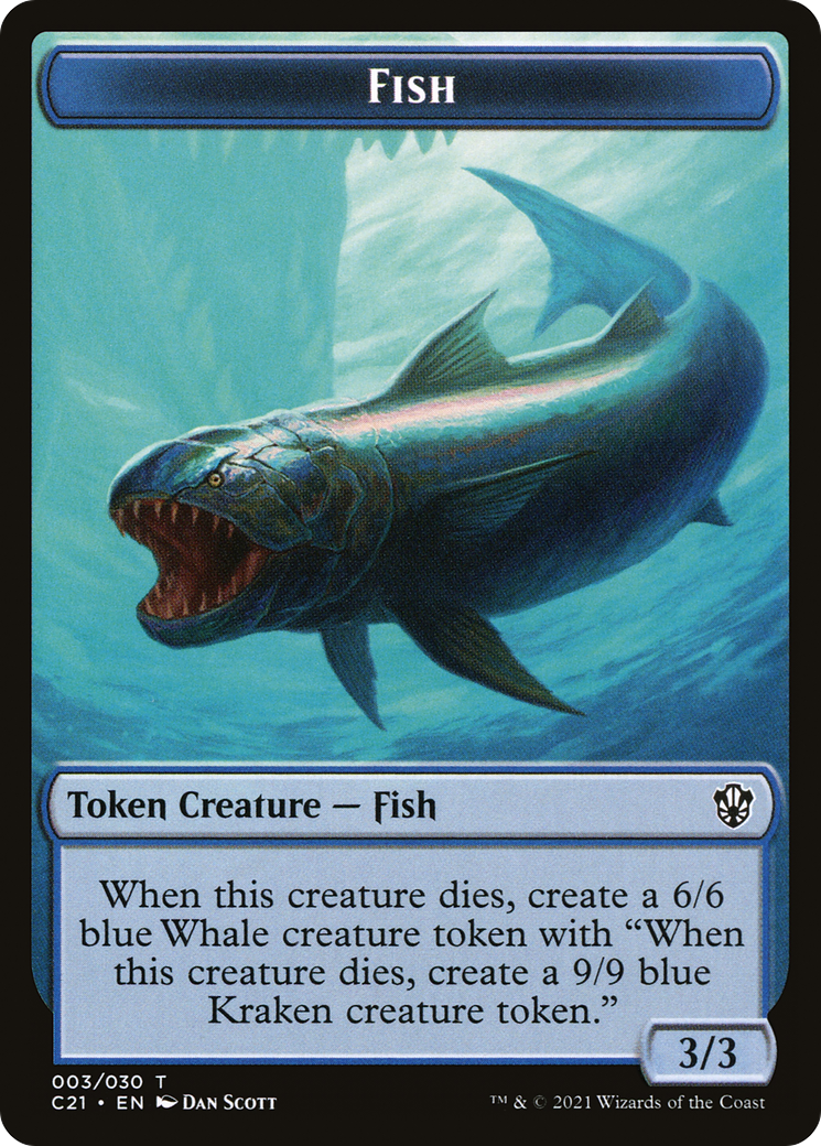 Fish  [Commander 2021 Tokens]
