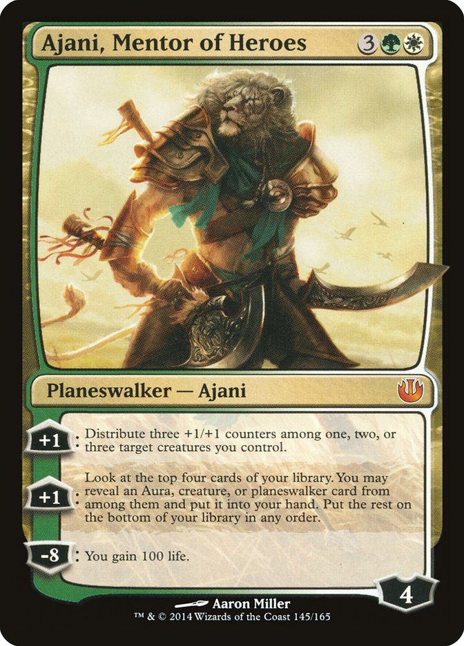 Ajani, Mentor of Heroes [Journey into Nyx] Foil
