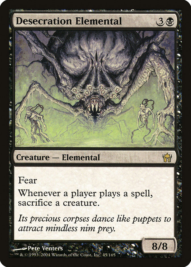 Desecration Elemental [Fifth Dawn] Foil