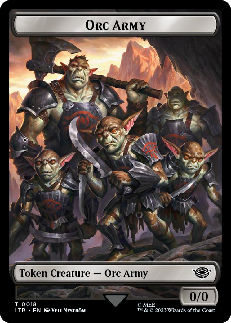 Orc Army  [Tales of Middle-earth Tokens] Foil