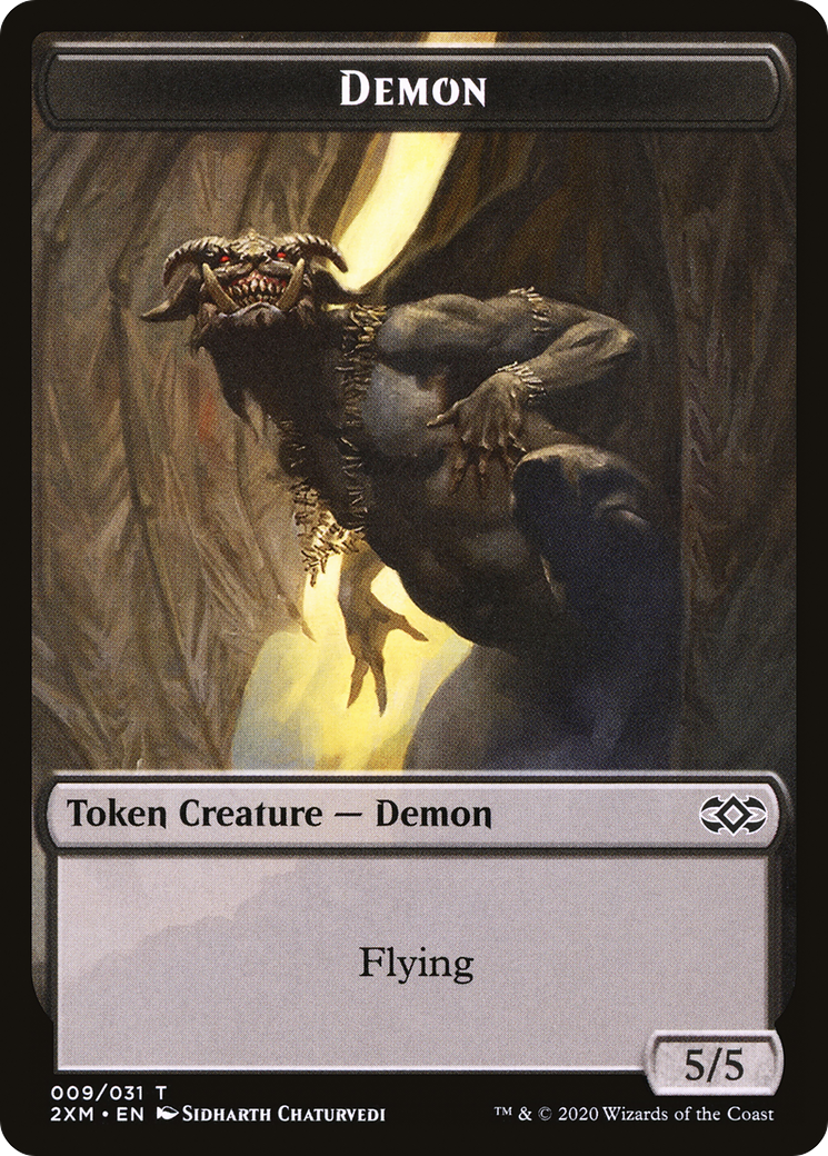 Demon  [Double Masters Tokens]