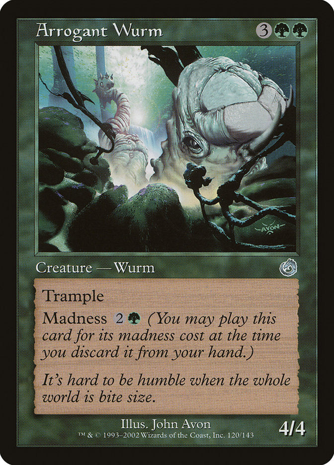 Arrogant Wurm [Torment] Foil