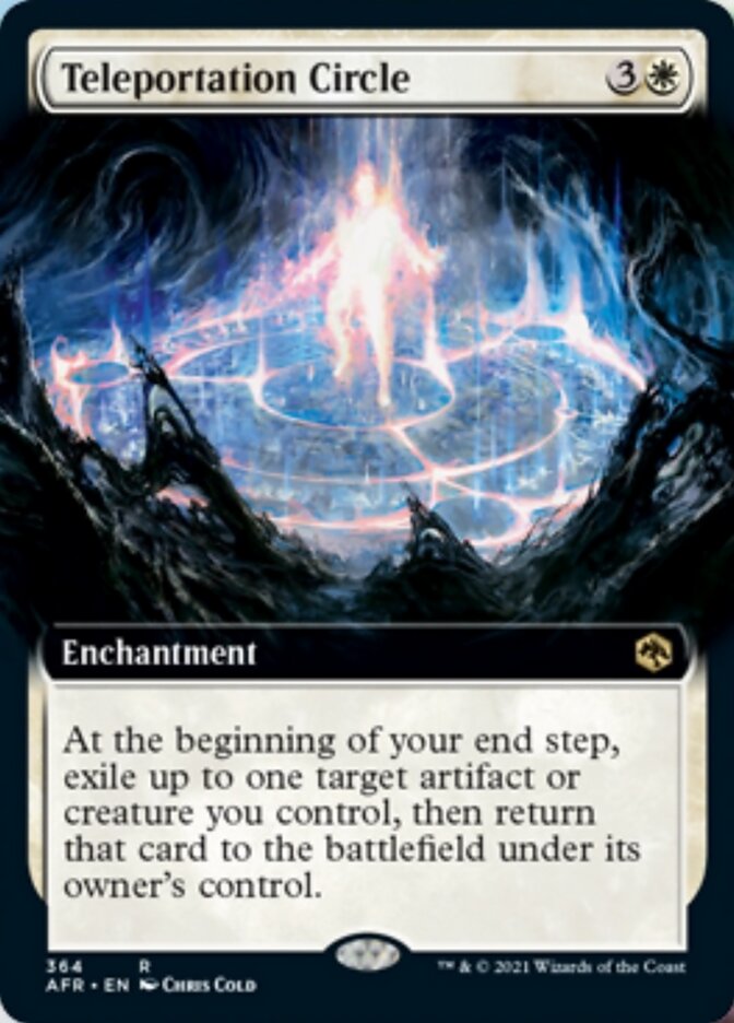 Teleportation Circle (Extended Art) [Dungeons & Dragons: Adventures in the Forgotten Realms] Foil