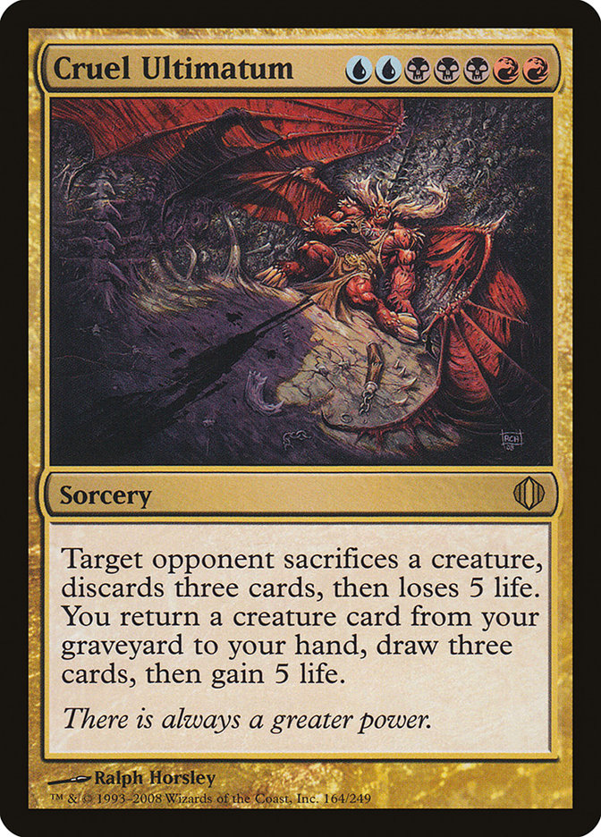 Cruel Ultimatum [Shards of Alara] Foil