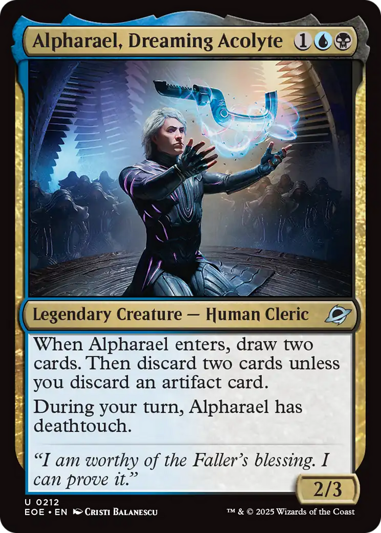 Alpharael, Dreaming Acolyte [Edge of Eternities] Foil