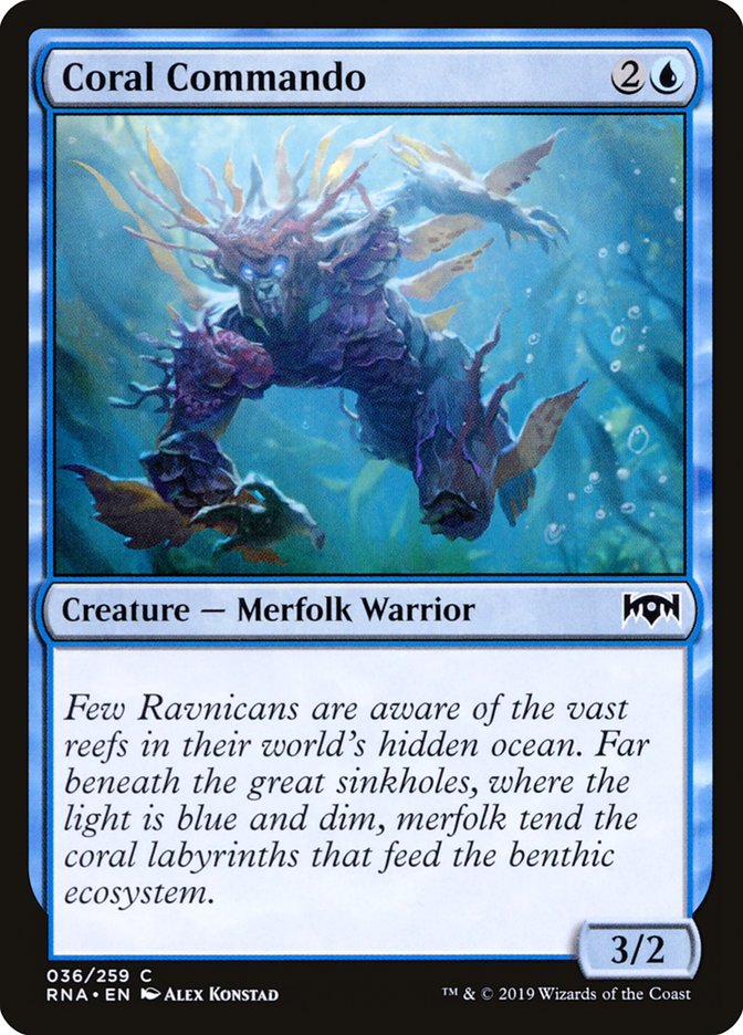 Coral Commando [Ravnica Allegiance] Foil