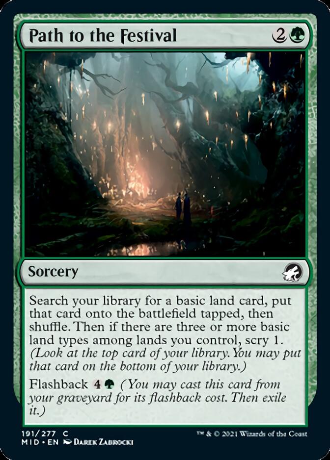 Path to the Festival [Innistrad: Midnight Hunt] Foil