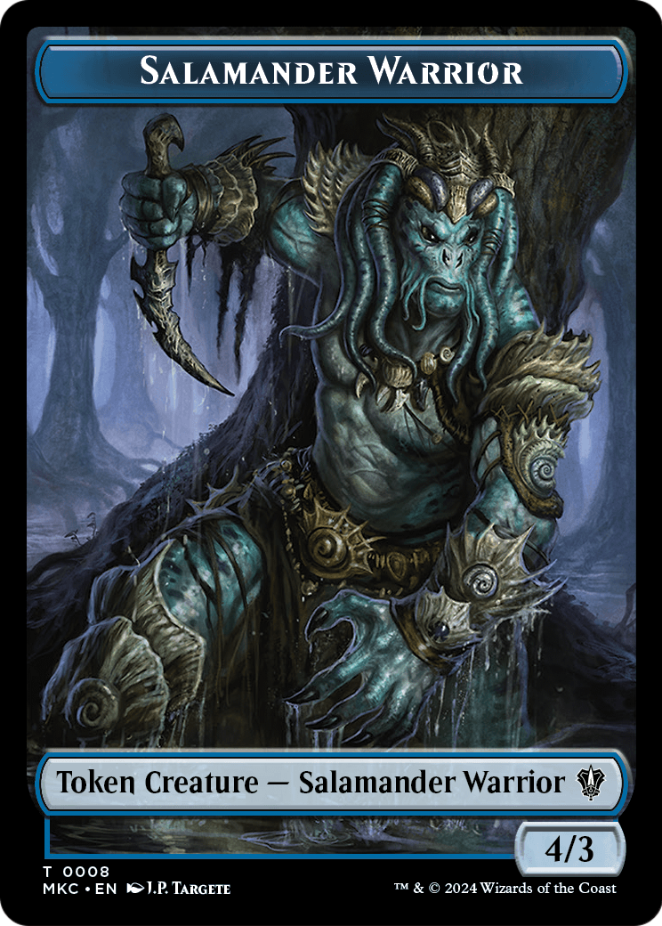 Salamander Warrior  [Murders at Karlov Manor Commander Tokens] Foil