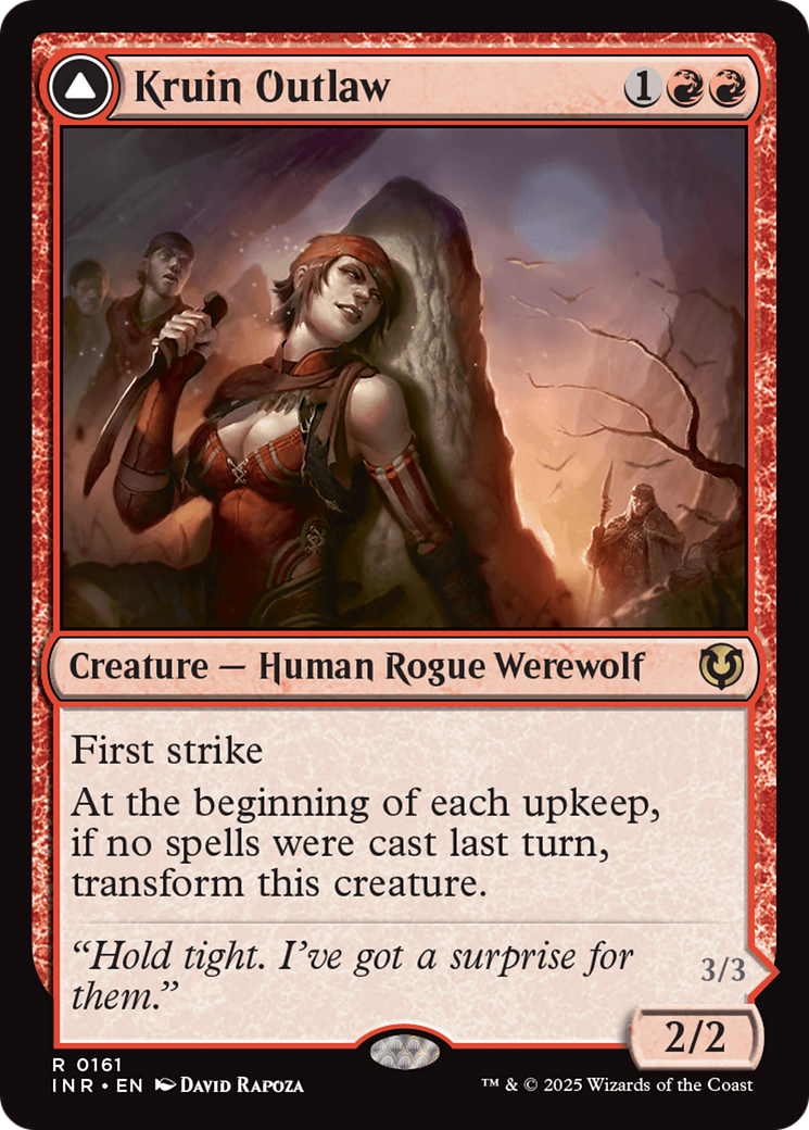 Kruin Outlaw // Terror of Kruin Pass [Innistrad Remastered] Foil
