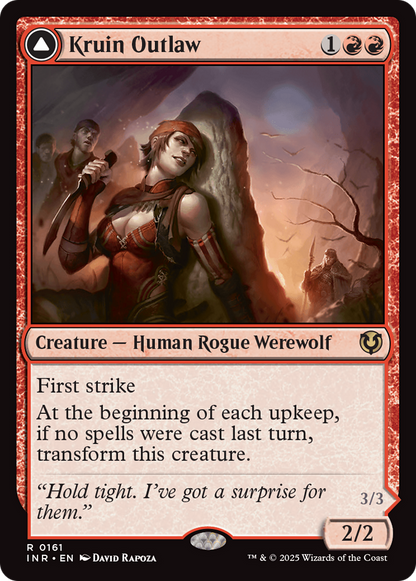 Kruin Outlaw // Terror of Kruin Pass [Innistrad Remastered] Foil