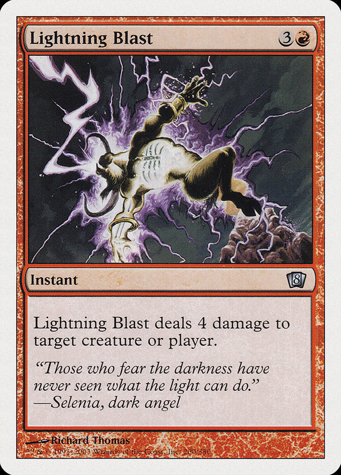Lightning Blast [Eighth Edition] Foil