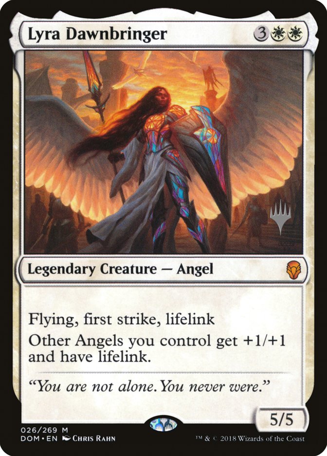 Lyra Dawnbringer (Promo Pack) [Dominaria Promos] Foil