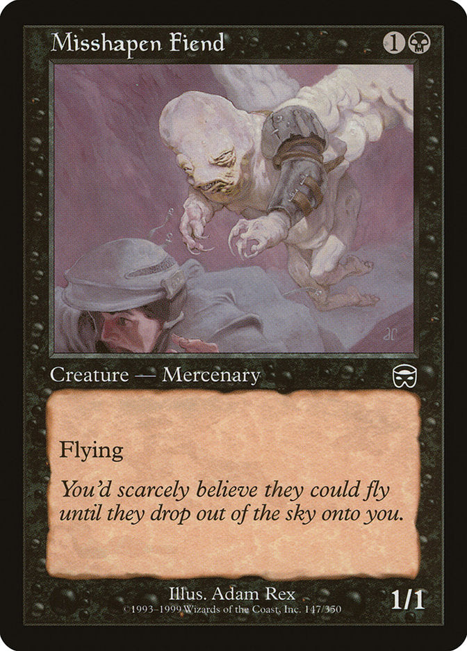 Misshapen Fiend [Mercadian Masques] Foil