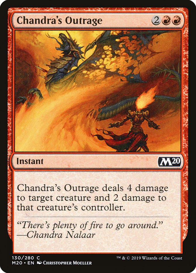Chandra's Outrage [Core Set 2020] Foil
