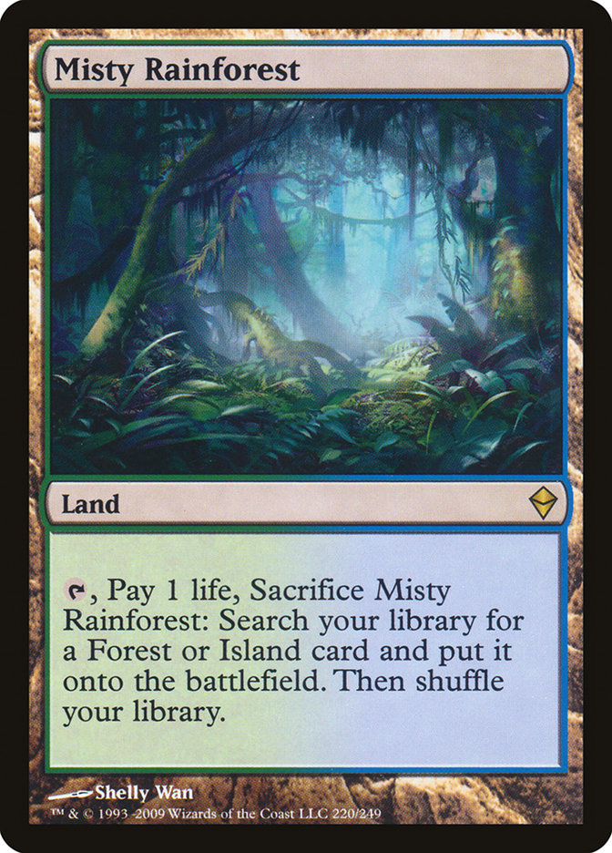 Misty Rainforest [Zendikar] Foil