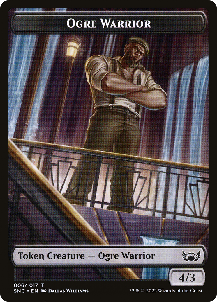 Ogre Warrior  [Streets of New Capenna Tokens] Foil