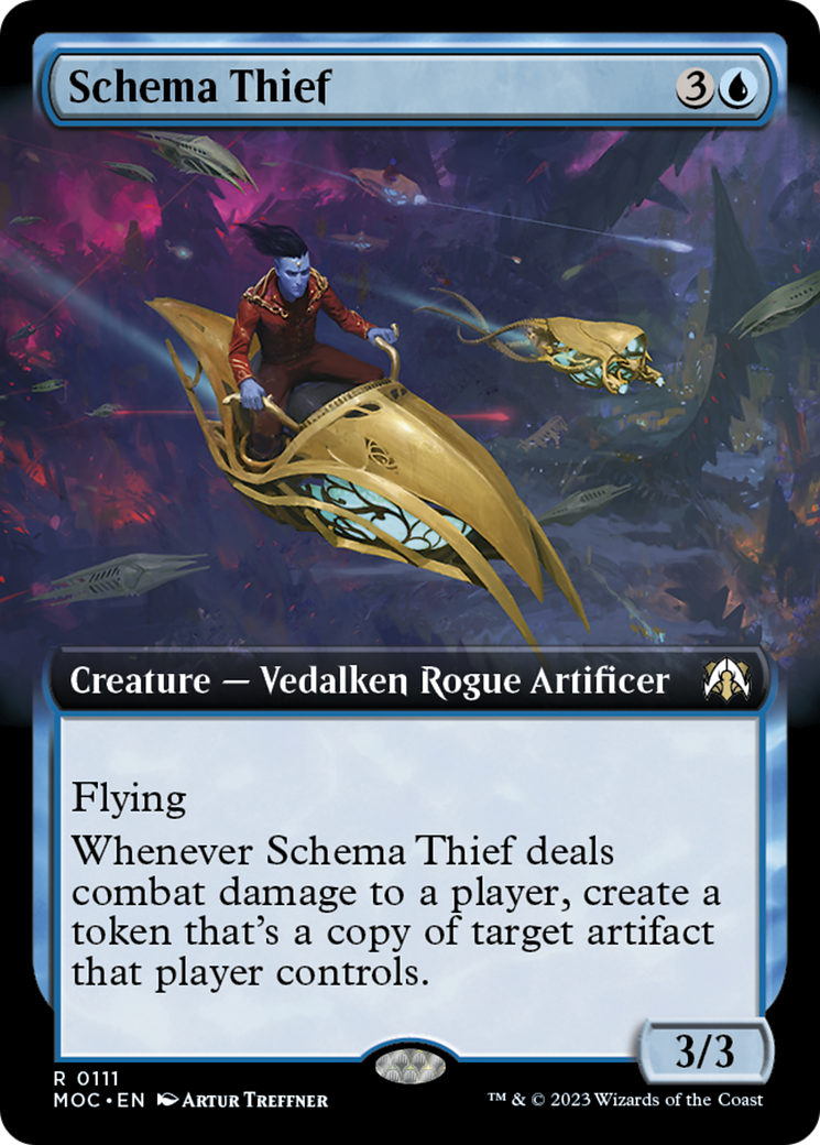 Schema Thief (Extended Art) [March of the Machine Commander] Foil