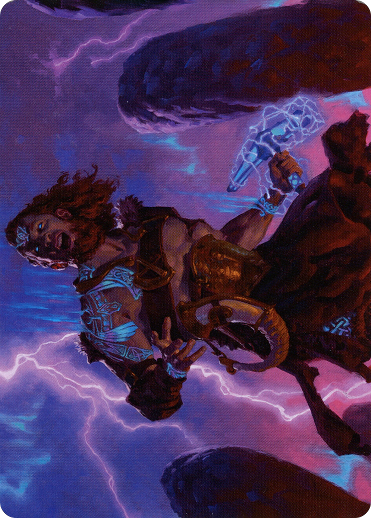 Toralf, God of Fury // Toralf, God of Fury  [Art Series: Kaldheim] (Borderless) Foil
