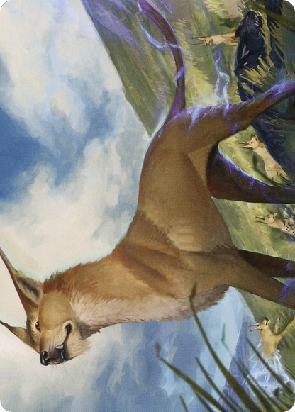 Blink Dog // Blink Dog  [Adventures in the Forgotten Realms Art Series] (Borderless) Foil