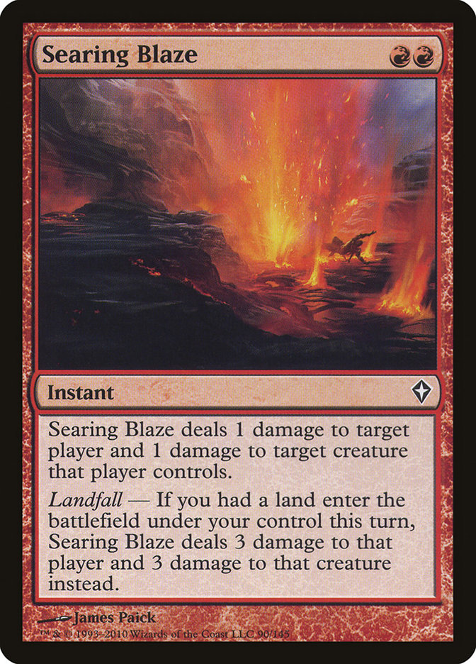 Searing Blaze [Worldwake] Foil