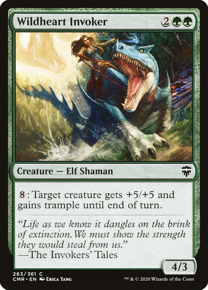 Wildheart Invoker [Commander Legends] Foil